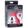 Master Series Plug Bijou Silicone Booty Blum avec Rose 7.5 x 3cm